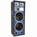 Enceinte Skytronic SK 10210 - 2x10`` Bass - 1000 Watt Power